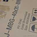 G-LEAF Vintage Baroque Mirror 40"X30",Arched Mantel Victorian Antique Farmhouse Mirror with Bronze Ornate Metal Frame for Fireplace Entryway Living Room Hallway Bathroom