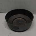 The HC Companies 8 Inch Round Plastic Succulent Capri Bowl 8"x8"x3" in Faux Concrete Color