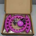 FIT ON FORM Infinity Weighted Hula Hoop for Adults Weight Loss, Smart Exercise Hola Circle Hoop for Women Abs Workout (Purple - 47 Inch)