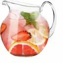 Lily's Home Shatterproof Plastic Pitcher, the Large Capacity Makes it Excellent for Parties, Both Indoor and Outdoor, Clear, (100 Ounces)