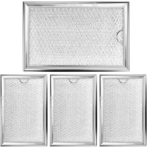 LUBIYACK 4Pcs Microwave Grease Filter Replacement for LG 5230W1A012B, Microwave Filter Replacement 7.64" x 5.1" Grease Filter Replacement