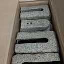 Beuta Landscape Edging | Garden Edging Border | Faux Stone Blocks for Lawn Edging, Flower Beds & Yard Edging 4 Pack | Each Section Has 6 Blocks 48" L x 4" W x 6.5" H | 8 Spikes | Sandstone