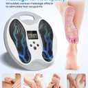 EMS Foot Massager for Neuropathy, NMES Foot Stimulator for Neuropathy Feet Nerve FSA&HSA Eligible item Electric Foot Massager for Circulation and Pain Relief with 4 TENS Unit Muscle Stimulator Pads