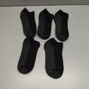 Hanes Mens Max Cushion Low Cut Socks, 6, 8, and 12 Pair Pack, White and Black