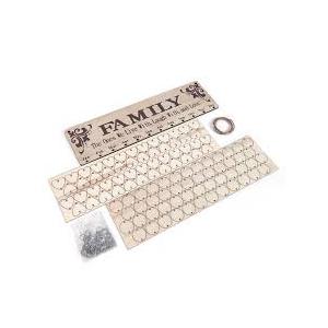 Wooden Birthday Calendar Family Memory Board