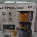 Juicer Machines, 3-in-1 Cold Press Juicer with 6.5" Extra Large Chute, 100oz Large Capacity, AC Motor, Makes Juice, Nut Milk & Sorbet, Premium Gray