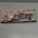 Electric Train Set for Kids Ages 4-8, Complete Toy Train with Locomotive, Cars & Tracks, LED Lights & Sounds for Indoor Railway Play