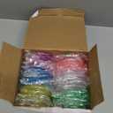 30 Pack LED Light Up Bracelets Glow in The Dark Halloween Party Supplies,Colorful Flashing Bracelet Light Up Toys Birthday Gifts Goodie Bags Fillers Pool Halloween Party Favors Toys Classroom