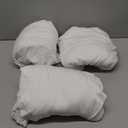 BLISSFORD - 4 Pack Fitted Hospital Bed Sheets with Elastic All Around for a Cotton Rich Soft Knitted Jersey Sheet, 36 x 84 x 12