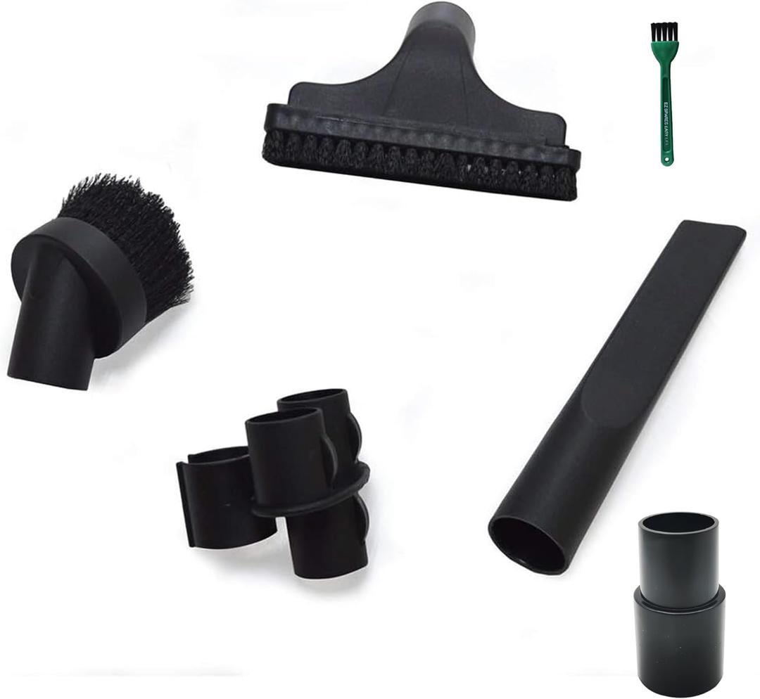 EZ SPARES 1 1/4 inch Universal Replacement for 32mm&35mm Vacuum Cleaner Brush Accessories PP Hair Brush Kit Vacuum Attachments Crevice Tool Kit