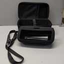 JCHPINE Silicone Cover and Hard Carrying Case for Bose SoundLink Max Portable Speaker, Protective Travel Case for Bose SoundLink Max Speaker Accessories with Shoulder Strap (Black)