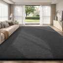 Sour Lemon 8x10 Area Rugs for Living Room Bedroom, Large Rug Carpet Grey