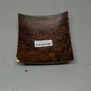 AeraVida Square-Shaped Mango Tree Wood with Dark Stain Serving Dish or Fruit Bowl | Wood Decor Bowl