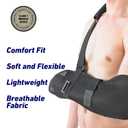 Neo-G Arm Sling, Airflow Breathable - Lightweight Shoulder Sling Helps Support and Elevate Arm, Injury Recovery, Pre/Post Surgery - Adjustable Straps - Class 1 Medical Device