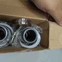 2 Sets Pool Hose Connector, 1-1/4" or 1-1/2" T Joint Pool Hose Adapter for Above Ground Swimming Pools Filter Pump and Pools Vacuum, 2 Heads with Valve-1.25"&1.5"