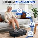 Vibration Plate for Lymphatic Drainage, Vibration Plate Exercise Machine with Workout Guide, 400Lbs Capacity Shake Plate, Whole Body Workout Vibrating Platform for Toning, Weight Loss