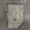 OLETHA Aesthetic Rectangle Tissue Box Cover, Medium Flat Box Tissues Holder Rectangular, White (Fits Medium Flat Box (110-160 Sheets))