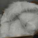 Christmas Tree Skirt, Deluxe 60Inch Decoration Tree Skirt, White Faux Fur Soft Thick Plush Tree Base Cover, Large Round Area Mat for Home Merry Christmas Holiday Season Party