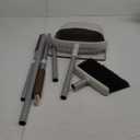 Jekayla 54" Long Handled Broom and Dustpan Set - Perfect Dust Pan and Brush Combo for Efficient Cleaning, Brown and White