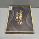 75th Birthday Decorations for Women Men, 18PCS Black Gold Back in 1950 Banner Decorations, Bday Backdrop, 75 Year Old Banner for Grandma Grandpa, Birthday Card, 6 Paper Poms 9 Honeycomb Balls