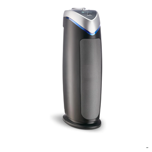 GermGuardian Air Purifier for Home with HEPA Pure Filter, for Wildfire Smoke, Pet Dander, Pollen, Odors, Large Rooms Up To 743 Sq. Ft., Removes 99.97% Pollutants, UV-C Light, 22", AC4825E, Gray
