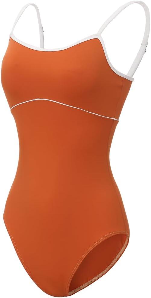Women's Camisole Leotard with Adjustable Straps for Ballet Dance Leotards, Size M