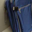 Amazon Basics Travel Backpack, Carry On Backpack, With Laptop Compartment, 40L Capacity, Expandable for 10% Extra Space, Backpack & Shoulder Bag Dual Use, 15.8"W x 21.5"H x 8.3"D, Navy