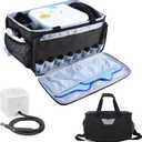 Steam Cleaner Storage Bag Compatible with Dupray Neat Steam Cleaner,Carrying Case with Pockets,Portable Steam Cleaner Organizer Bag with Large Space(Case Only)(Black)