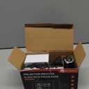 DR.PREPARE Projection Alarm Clock, Adjustable Projection Focus, Wireless Indoor Outdoor Temperature Humidity Monitor, 180 Projector, Snooze, Weather Forecast, Dual Alarms for Bedroom, Heavy Sleeper