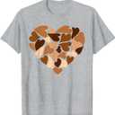 Diversity Hearts Love Black History Month Melanin Valentines T-Shirt, Men, Heather Grey, Small