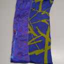 Rajbhoomi Sari Colorful Curtains Light-Filtering  Boho Curtains, Bed Canopy Panel, Tapestry or Window Treatment Blue Color (84 X 43 Inches)