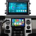 4G+64G 7'' Android 13 Car Stereo for Ford F150 2004 2005 2006 2007 2008 2009 2010 2011 2012 2013 2014 Touch Screen W/Wireless Carplay Android Auto Support GPS Bluetooth WiFi FM RDS DSP Camera MIC
