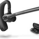 Conambo 2025 Upgraded K18 Bluetooth Headset V5.1 Wireless Headset with Dual Mic Noise Canceling& Mute, 16Hrs Talk time Single Ear Bluetooth Earpiece for iPhone Android Cell Phone Trucker Office Work (Black)