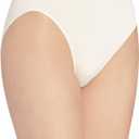 Bali Women's Seamless Hi-cut Panty, Comfort Revolution Microfiber Brief, Full Coverage Underwear (7, Light Beige)
