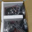 Outdoor Wall Lantern, Exterior Waterproof Wall Sconce Light Fixtures, Black Front Door Wall Lighting with Clear Beveled Glass Shade, 2 Pack (8.27 inch)