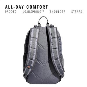 adidas Excel Backpack for Men & Women – Durable Large Athletic Laptop Bag, Jersey Black/Black/White FW21, One Size