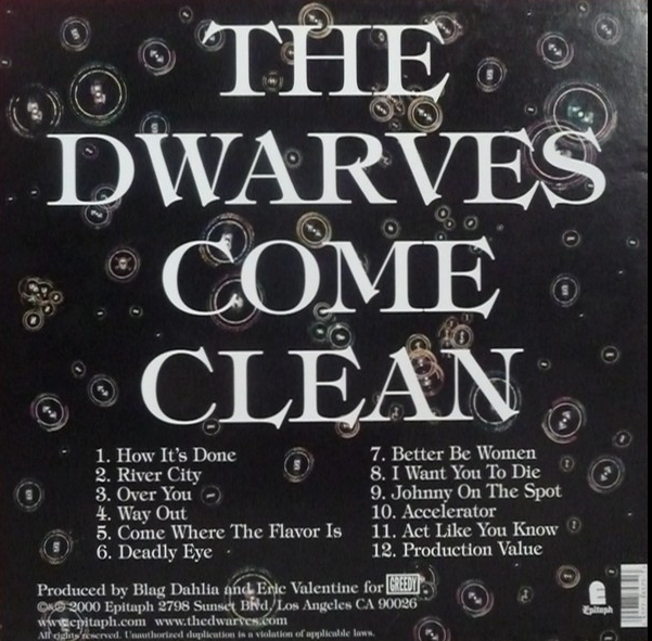 Come Clean, Vinyl