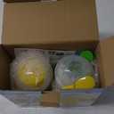 Kool-Aid Squeezy Slush Cup 2 Pack Slushy Maker Cup with Lid & Straw for Friends and Family, Portable Smoothie Squeeze cup for Milk, Juices, and Ice Cream Make (Green + Yellow)