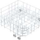 Atgestore Upgraded WD28X31819 WD28X10284 Dishwasher Rack Replacement Parts for GE Dishwasher Parts 22.2" x 20.7" Lower Rack ADW1100N10WW GE Dishwasher Bottom Dishrack Assembly Lower Dish Rack Wheels