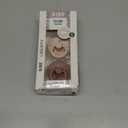 BIBS Colour Pacifiers | Set of 2 BPA-Free Latex Baby Pacifiers | Symmetrical Nipple | Made in Denmark (Woodchuck/Blush | 6-18 Months)