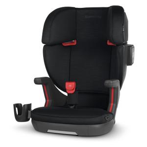 UPPAbaby Alta V2 High Back Booster Seat/Seven-Position, Active Support Headrest for Growing Children/SecureFit Integrated Belt Guide + Positioner/Cup Holder Included/Jake (Black Mlange)