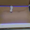 16" Led Drawing Board for Kids Rechargeable, Portable Doodle Glow LED Note Board with 7 Colors, Light Up Acrylic Dry Erase Lumi Board with Stand, Easter Gifts Teen Boys & Birthday Gifts(White) (1PACK)