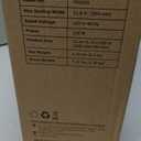 Bonsenkitchen Vacuum Sealer Machine, Stainless Steel Food Sealer Vacuum Sealers with 100 Bags & 1 Roll Bag, 5 Food Vacuum Modes, Built-in Cutter & Bag Storage, Silver-Black