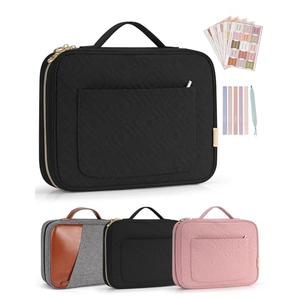 heouvo Bible Cover Case for Women, Bible Study (Black)