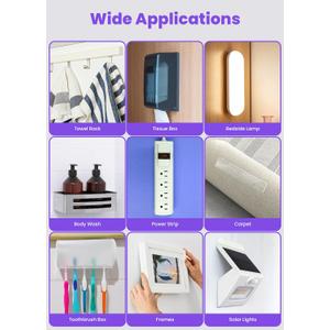 Double Sided Tape 60mm Wall Tape 9PCS