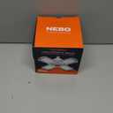 NEBO HIGH BRIGHT 9000 Garage Light | 9000 Lumens, Screws Into Standard Bulb Sockets, Adjustable Panels, Energy Efficient LED Shop Lights, No Rewiring Required, Great for Basements & Attics