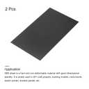 3 x MECCANIXITY Black ABS Plastic Sheet 10 x 6 x 0.04 Inch for Building Model, DIY Crafts, Panel, Pack of 2 Pcs