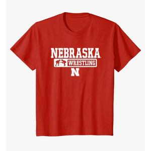 Elite Authentics Nebraska Cornhuskers Wrestling Arm Twist Red T-Shirt Size 3T