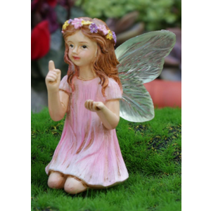 Fairy Garden Figurines - Lovely Vintage Angel Fairy Figurines for Planter Pot, Home Decor, Cake Topper, Car Decor, Micro Landscape, Birthday Party Favors Gift