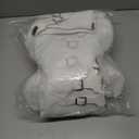 CELNEPHO Womens Wedge Platform Knee High Boots High Heel Round-Toe Zip Punk Goth Mid Calf Combat Boots For Women (White)